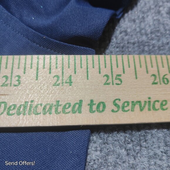 Peter Millar Summer Comfort Polo Shirt Navy Blue Performance Men's XL - Picture 3 of 6